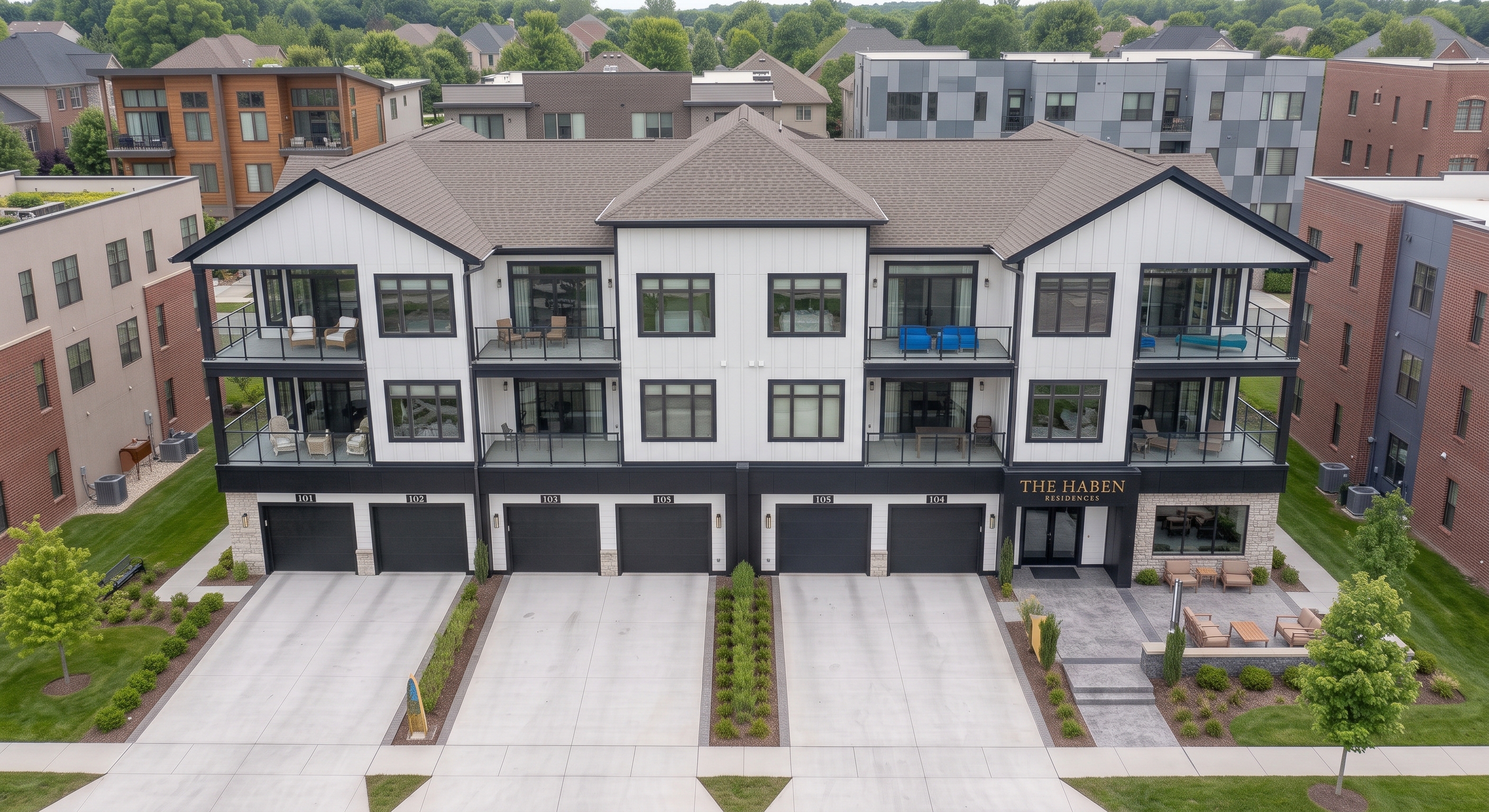 Multifamily apartment building
