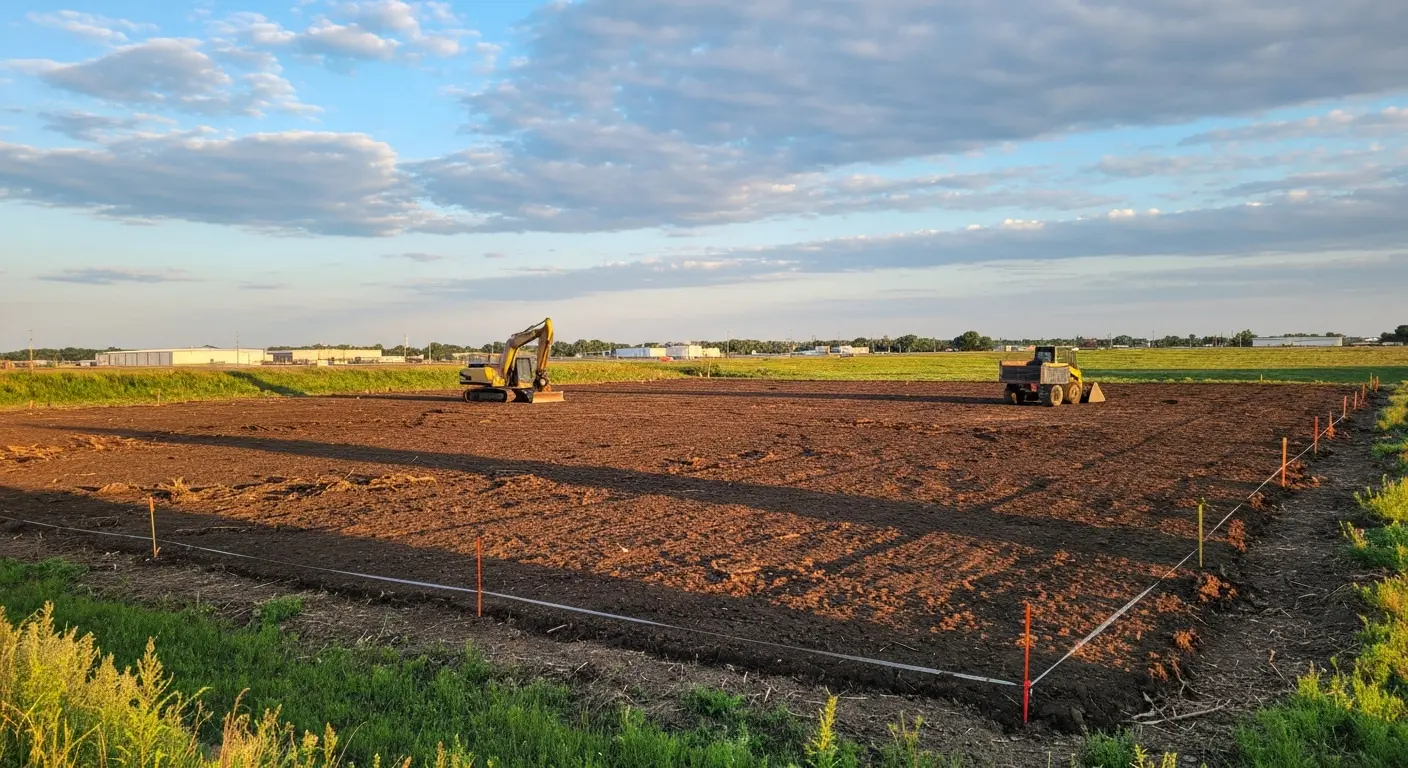 Commercial lot clearing project