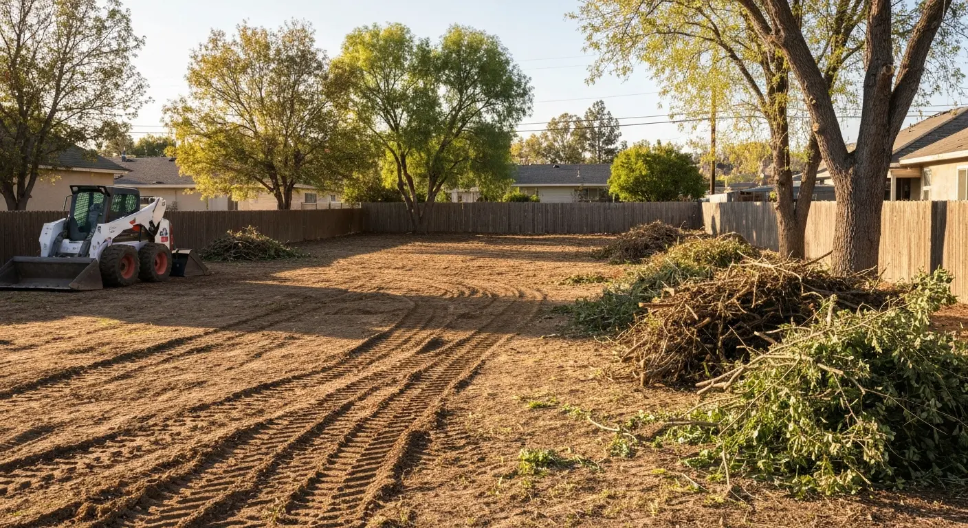 Lot clearing and debris removal