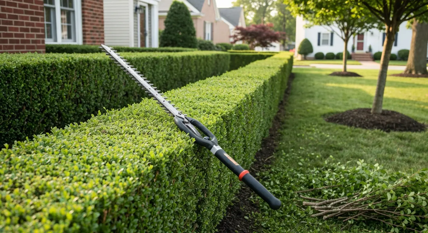 Hedge trimming
