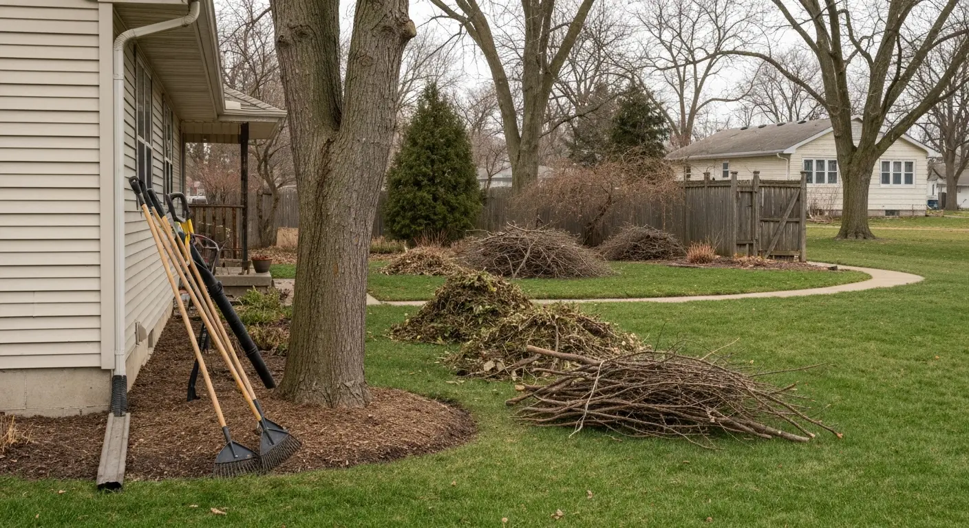 Spring cleanup service