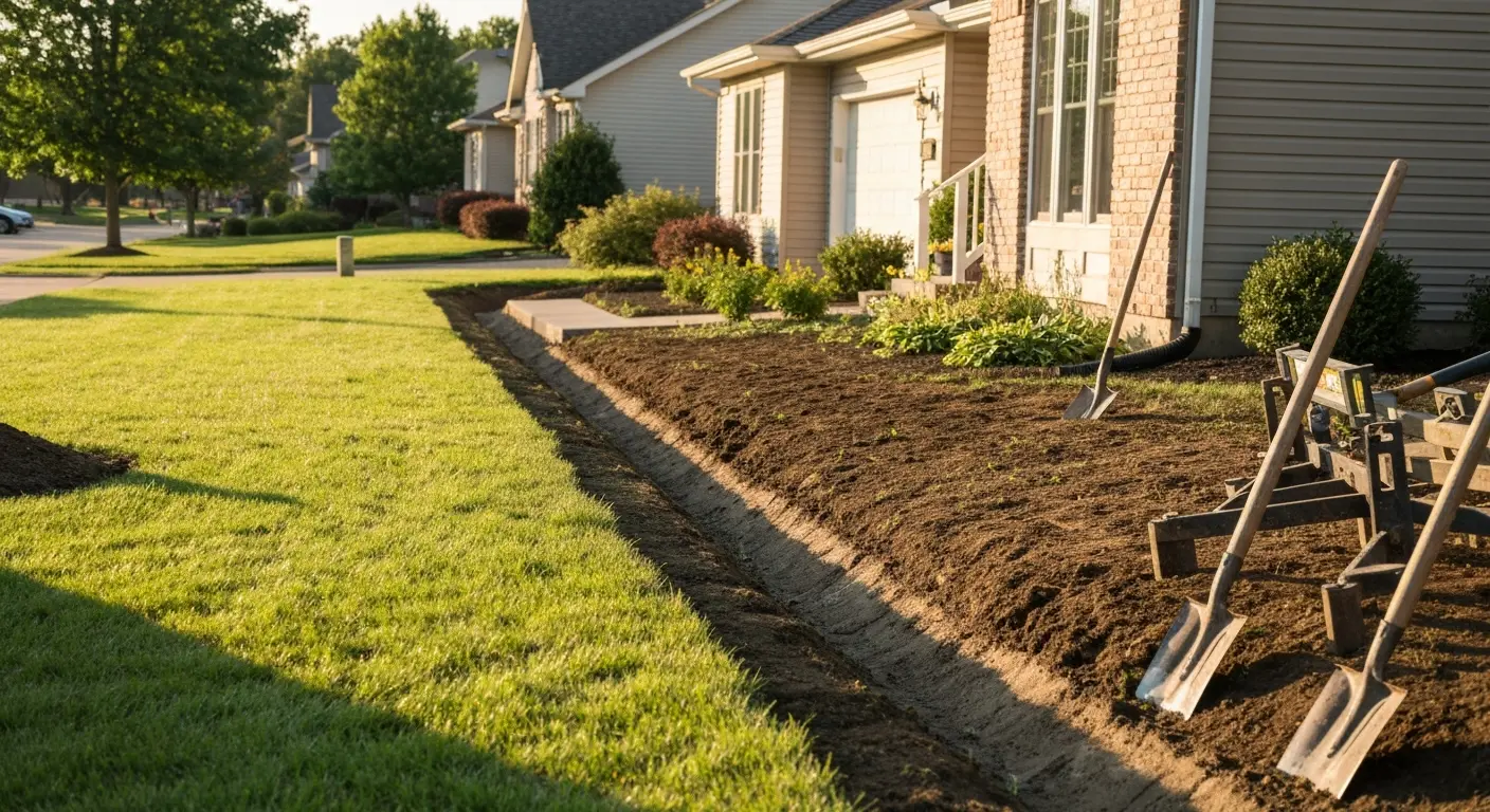 Drainage installation