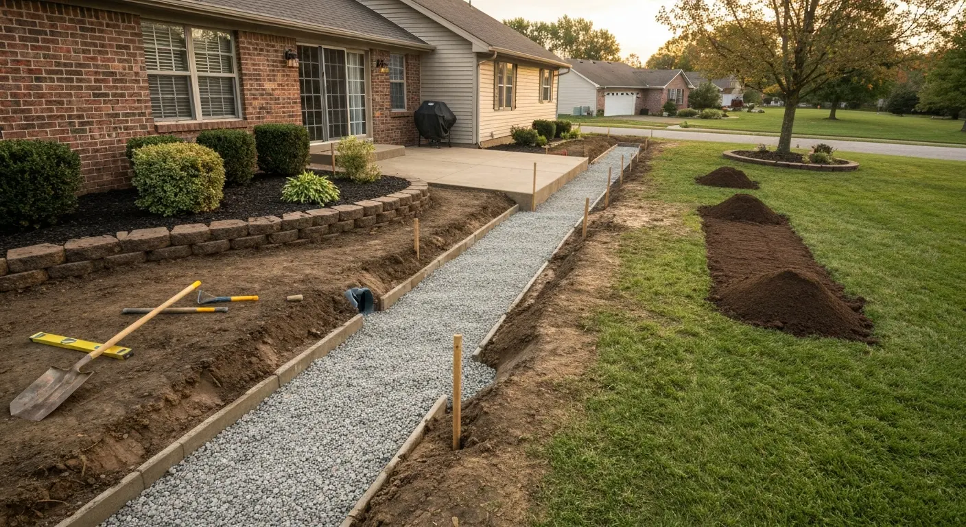 Drainage solution in progress