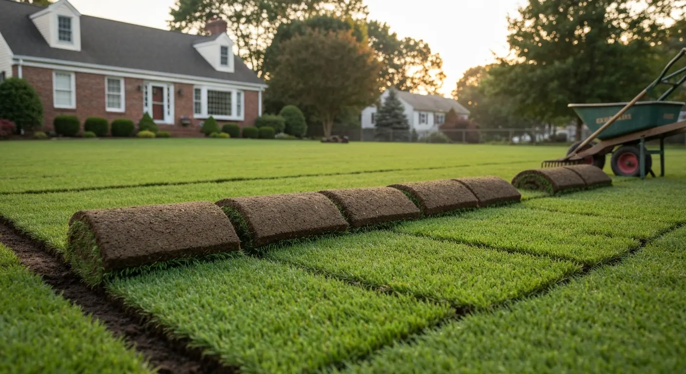 Sod installation