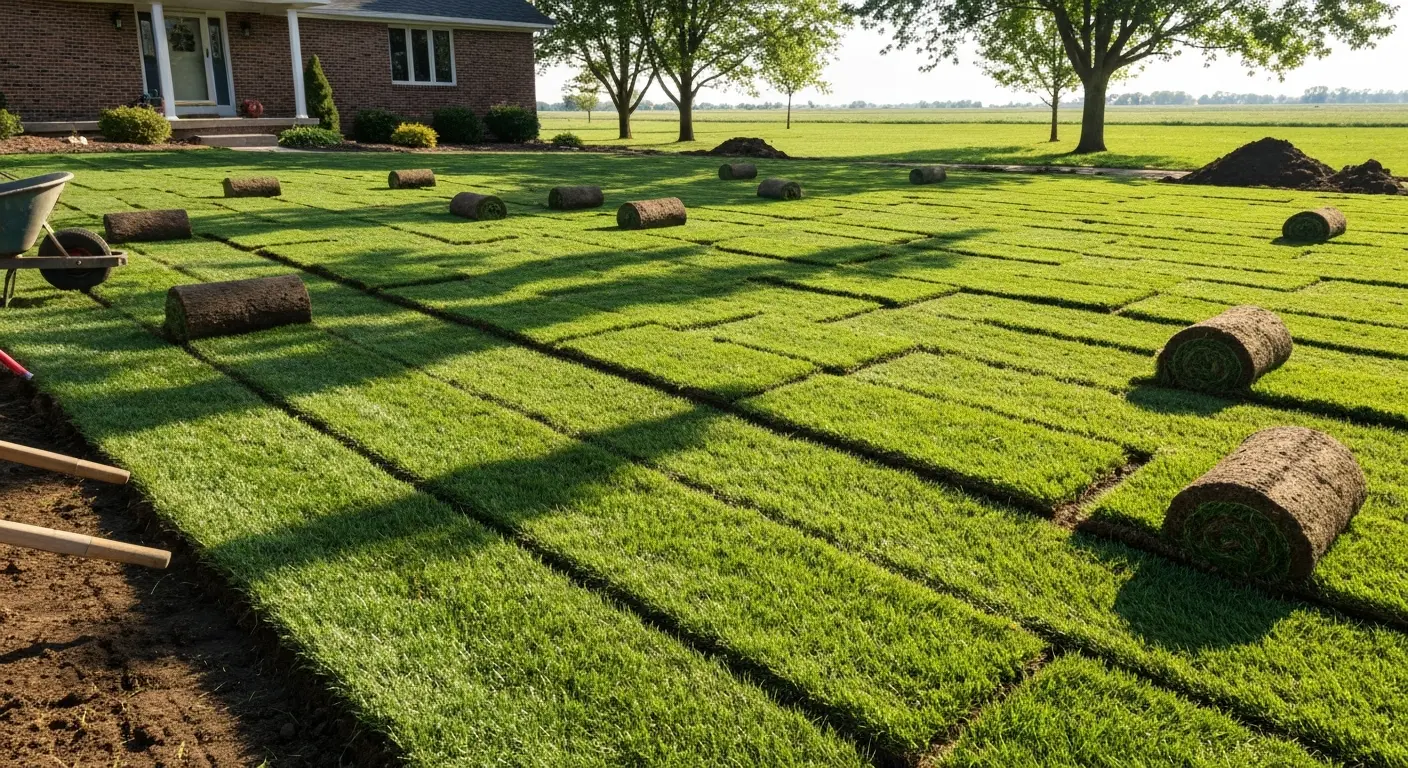 Sod installation Coal City