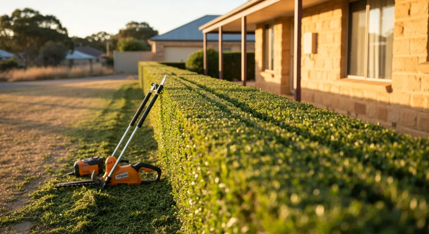 Hedge trimming project