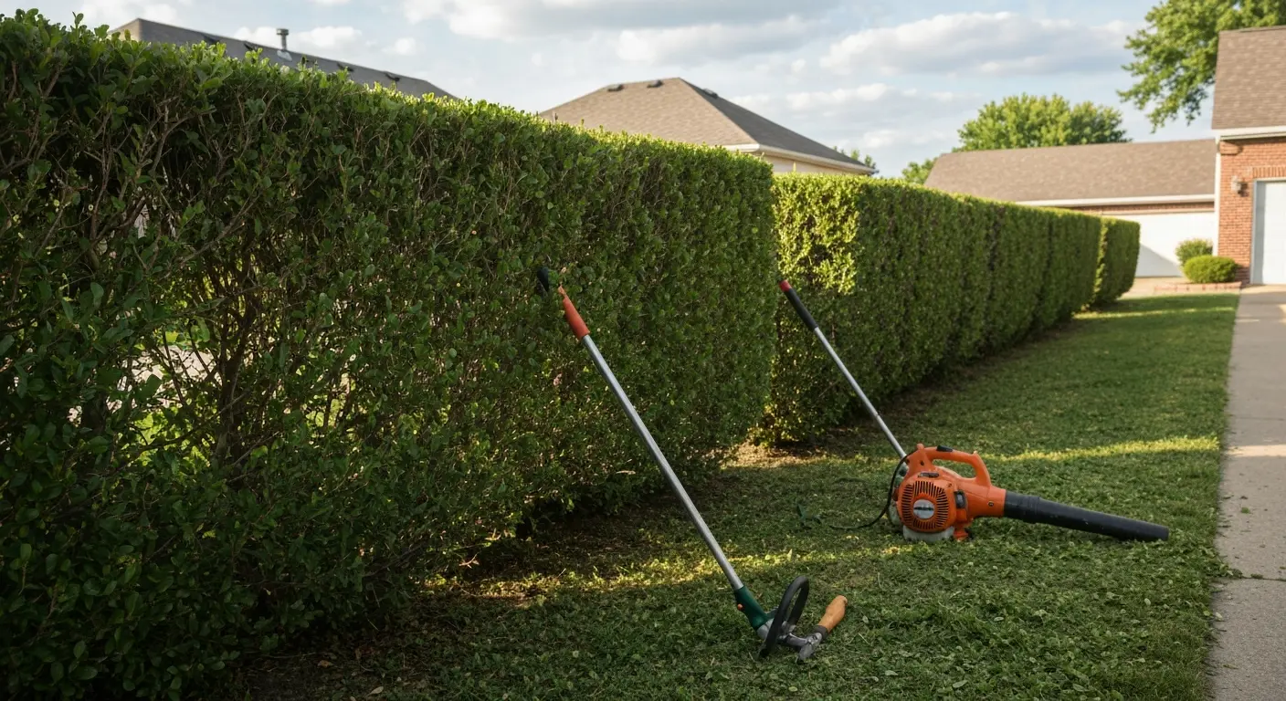 Hedge trimming service