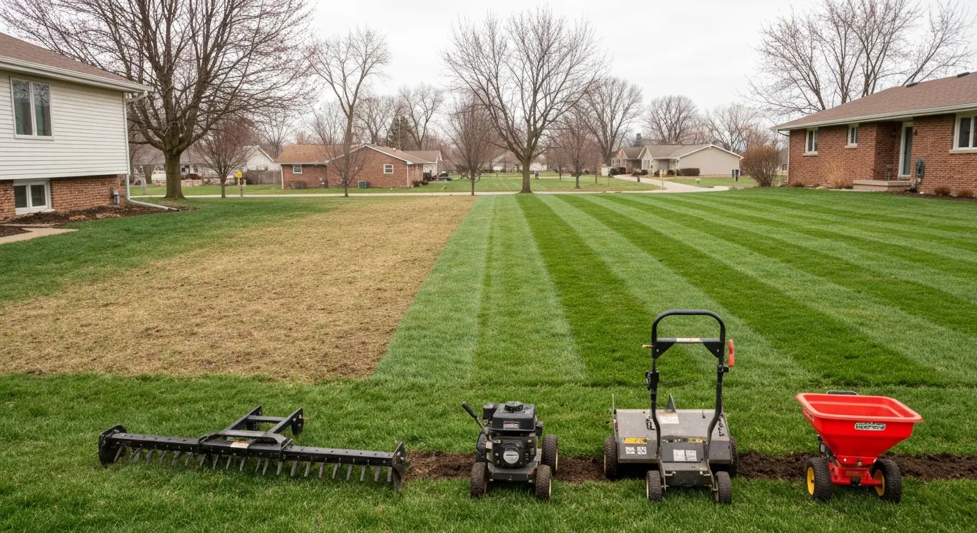 Spring lawn care Coal City