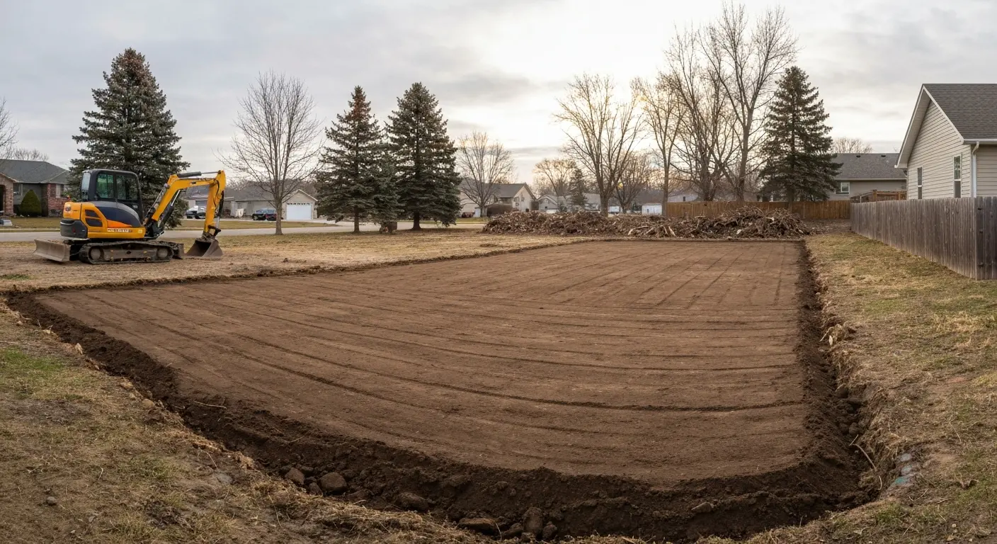 Lot clearing completed