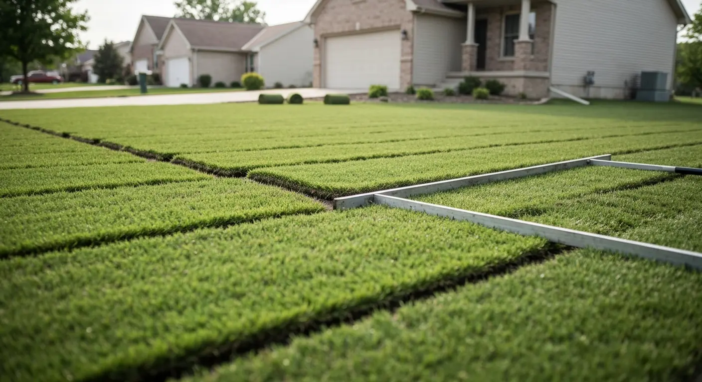 Sod installation landscaping