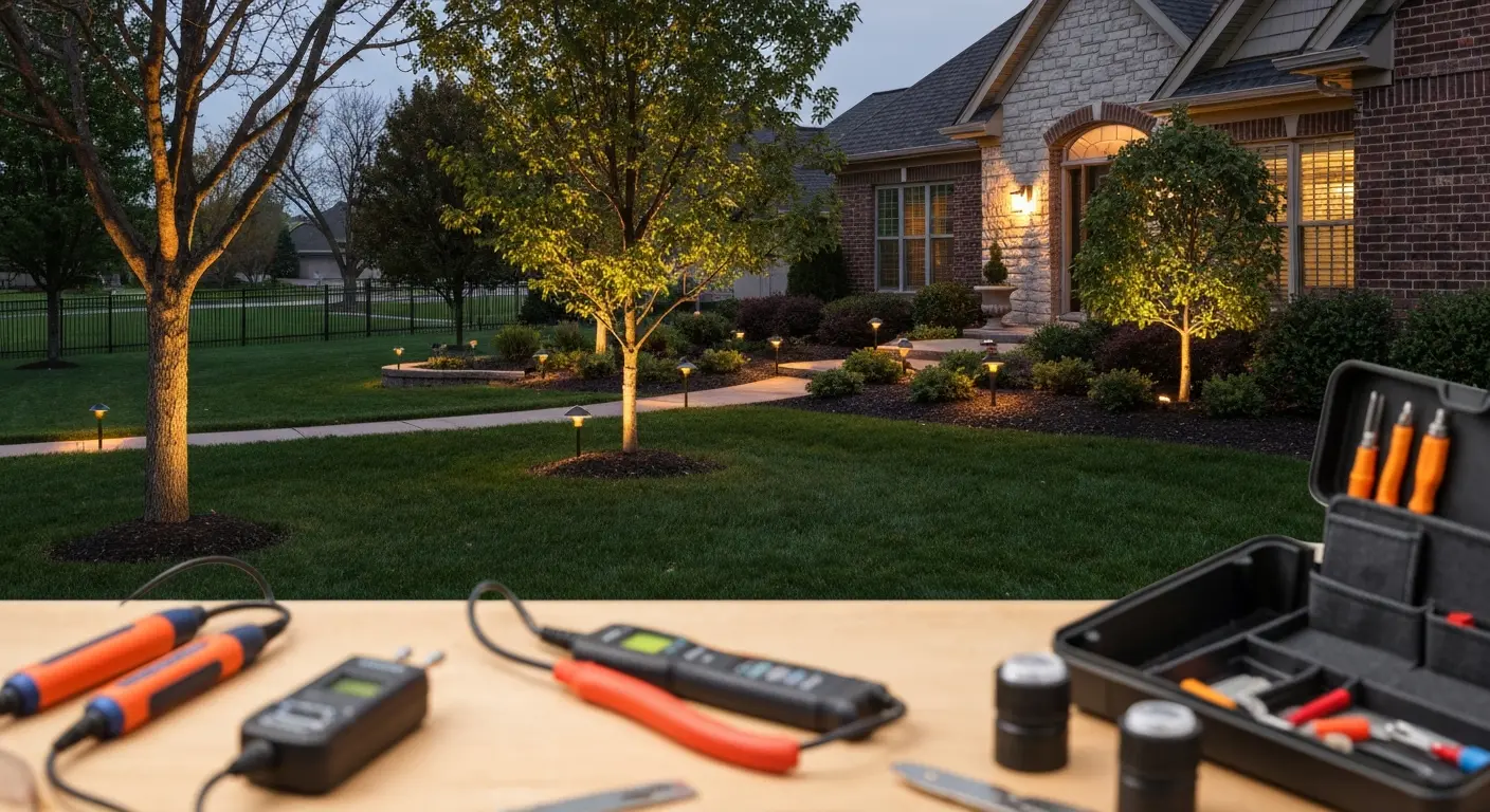 Landscape lighting design and installation