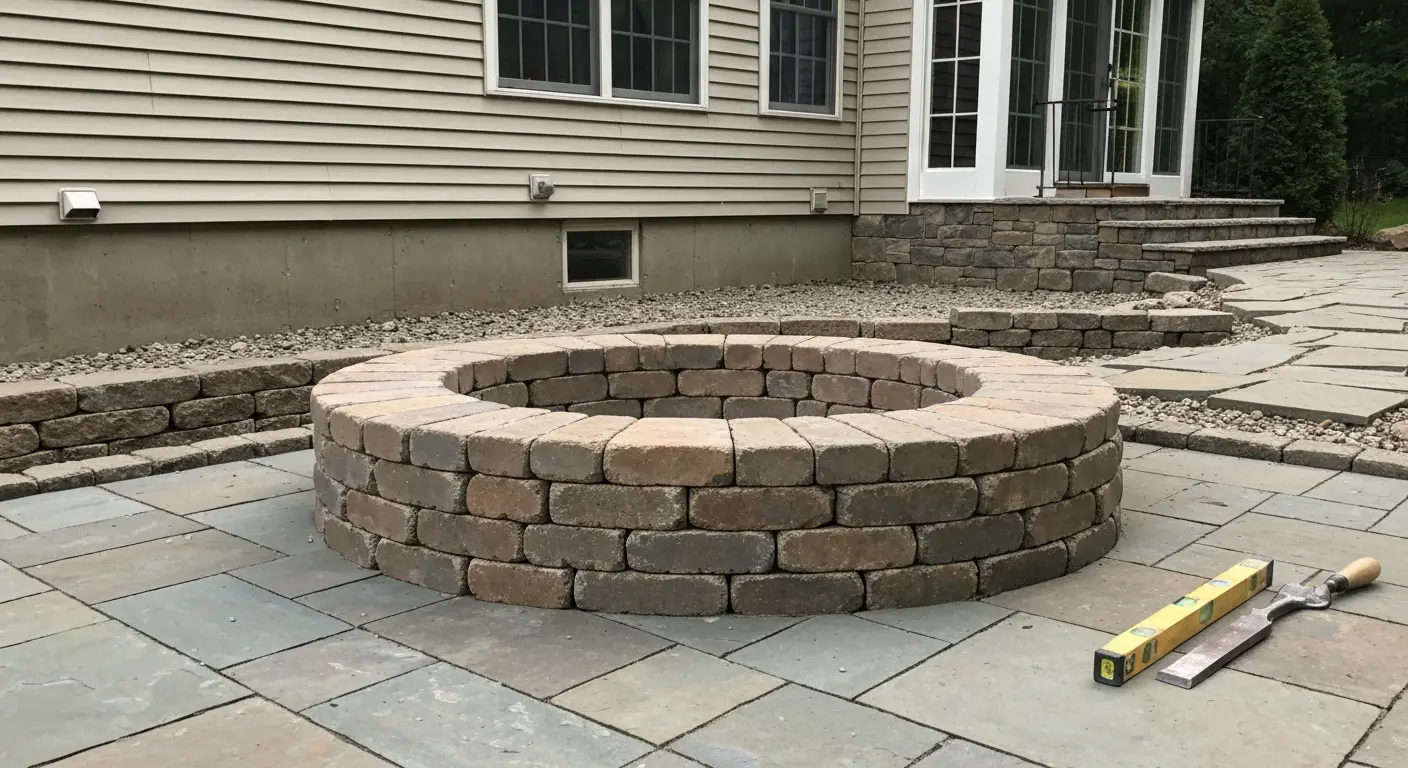Fire pit construction