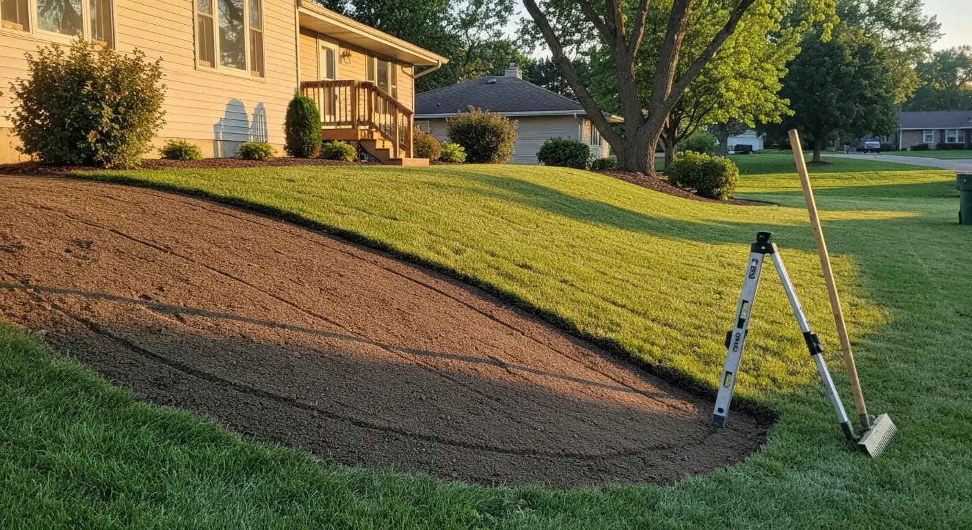 Surface grading and slope work