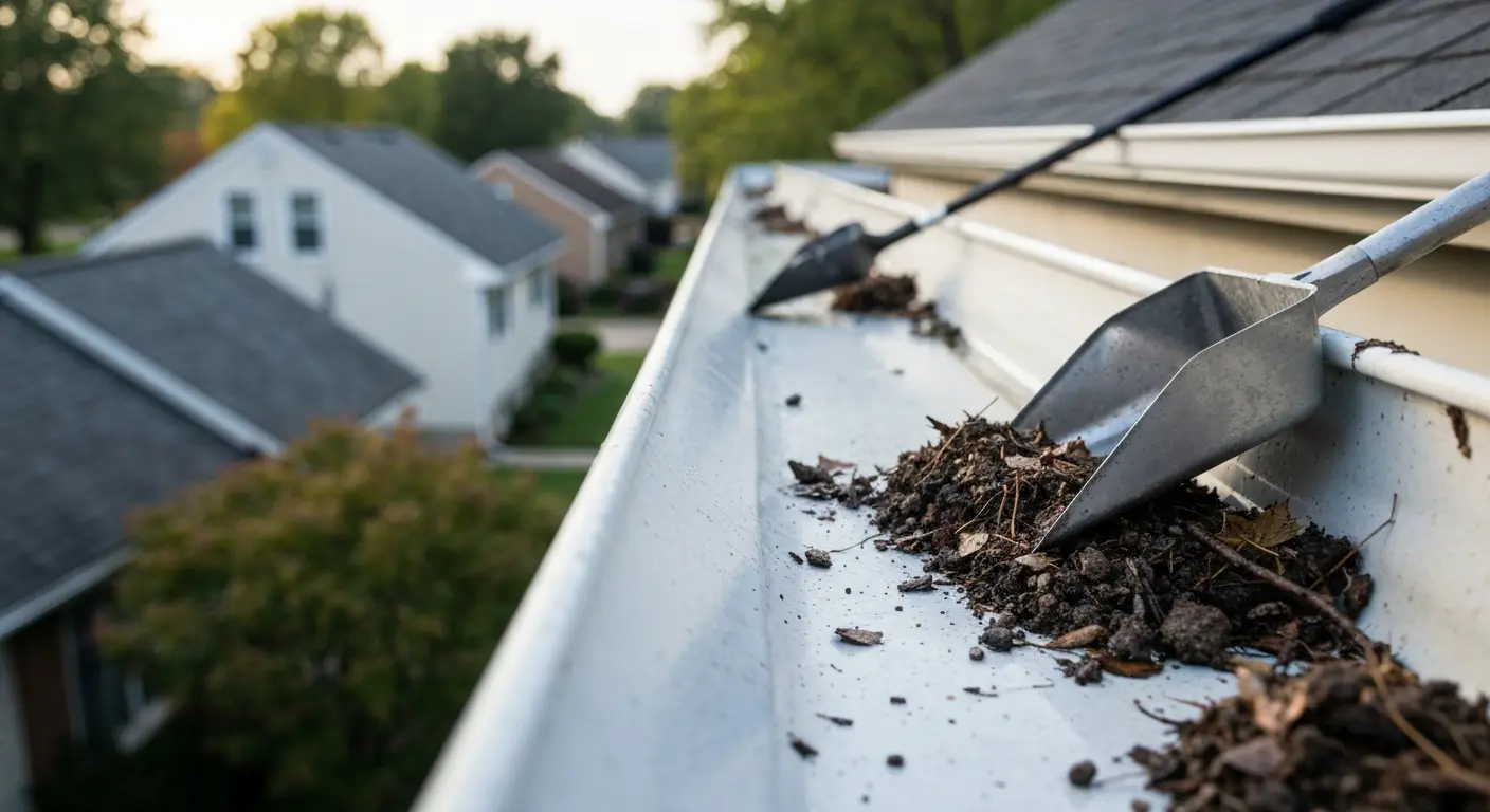 Gutter cleaning service