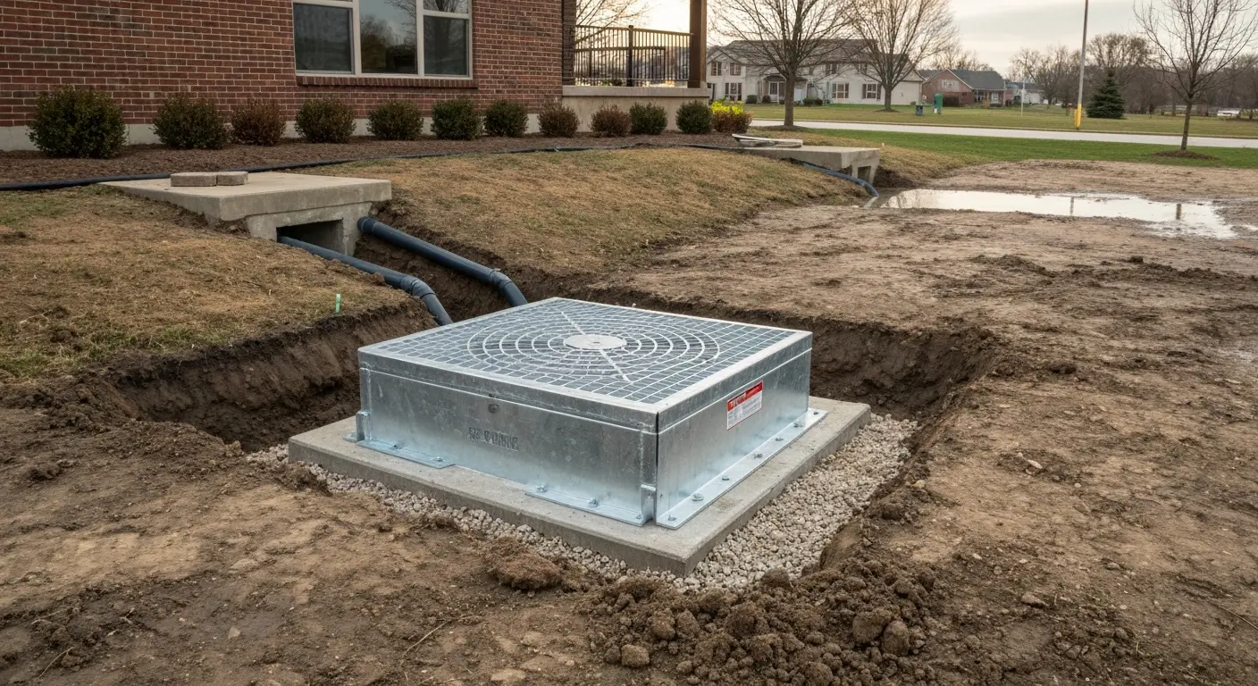 Catch basin installation