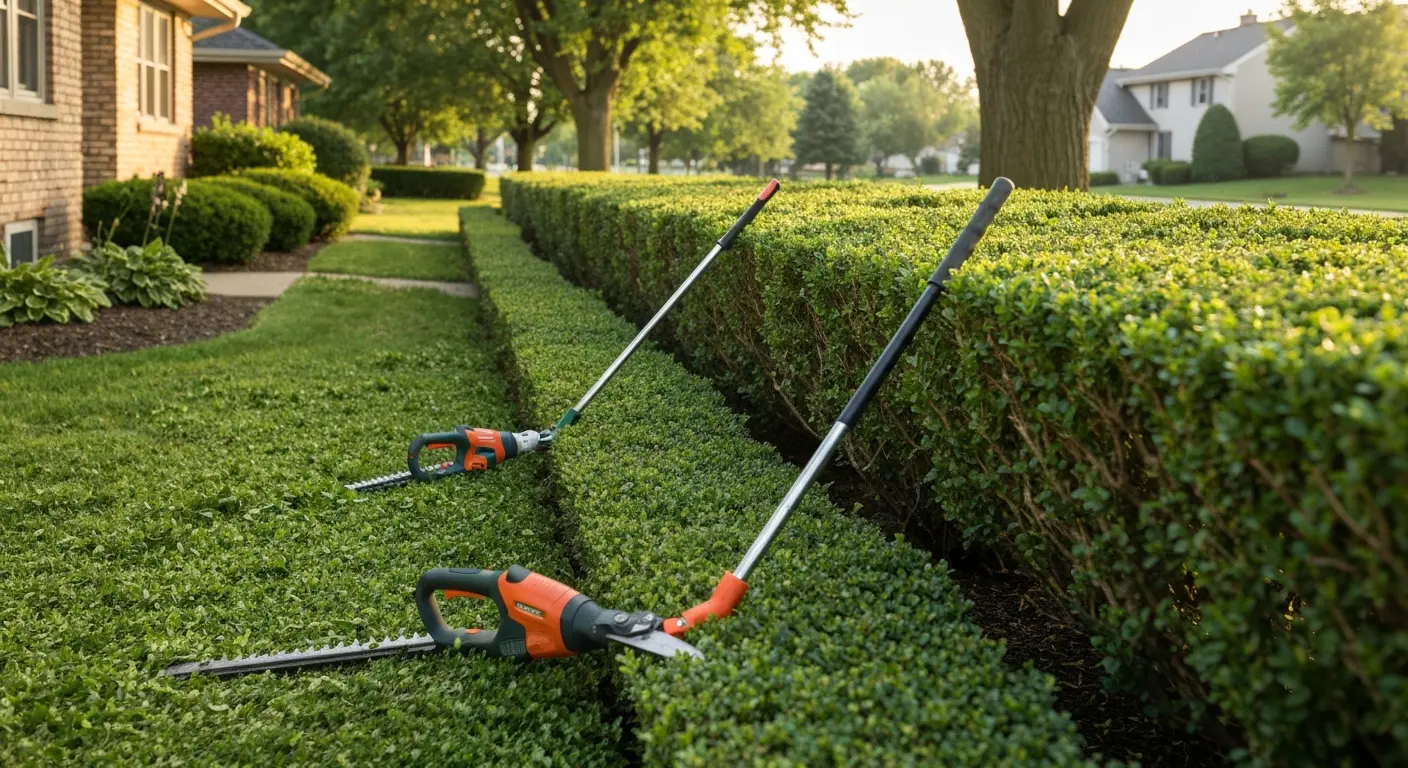 Hedge trimming service