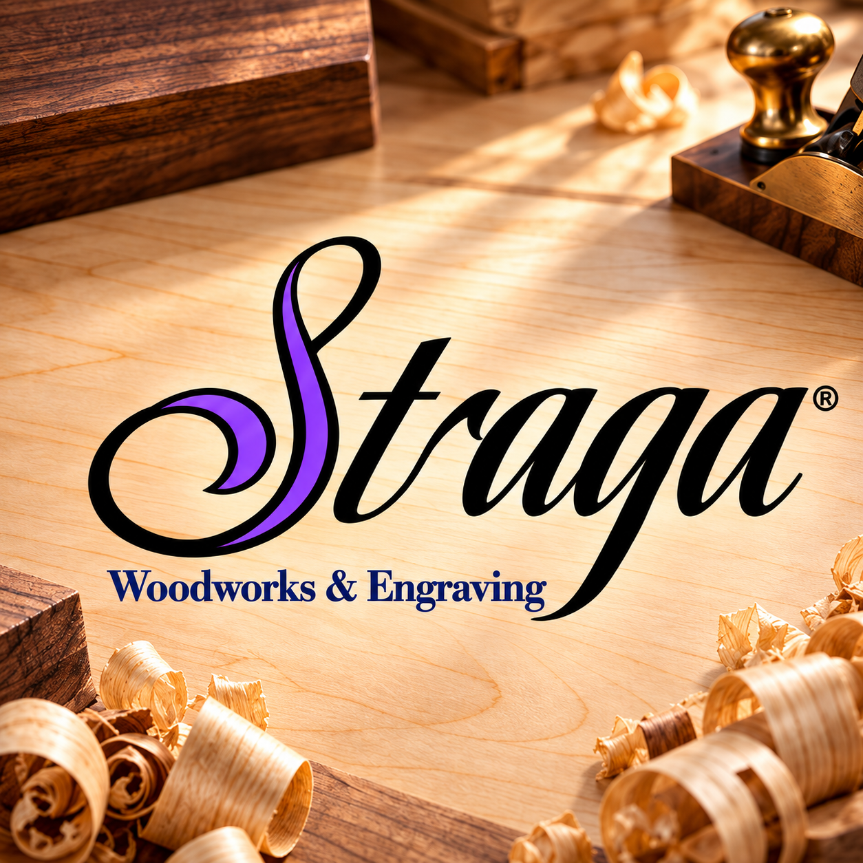 Straga Woodworks & Engraving sponsor artwork