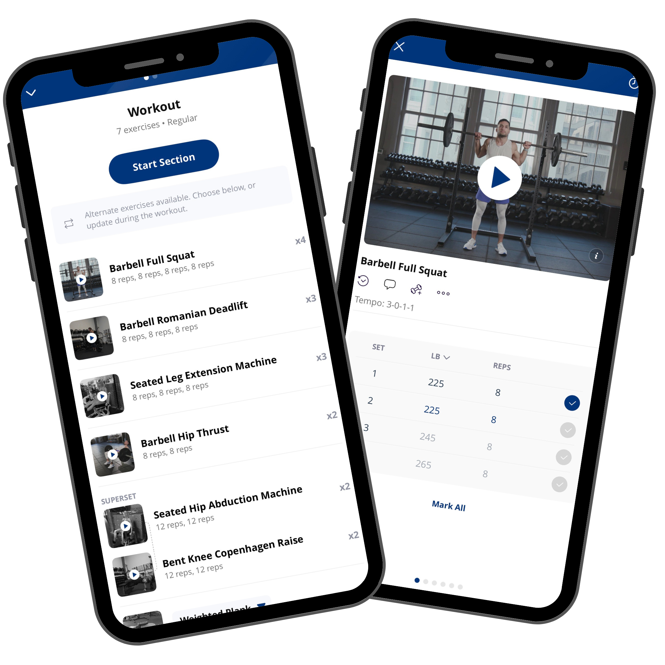 Flood Fitness Training Experience Mockup