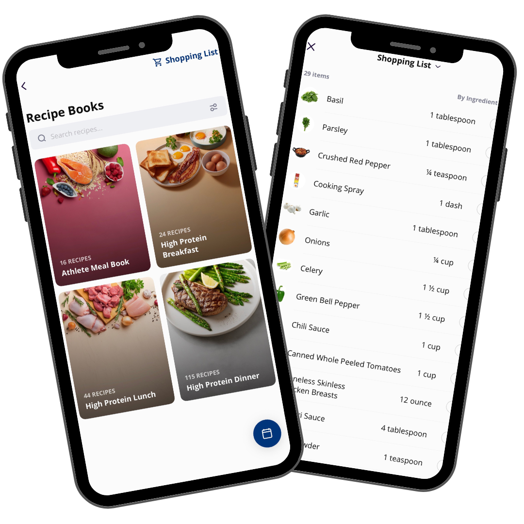 Recipe Books and Shopping List Mockup