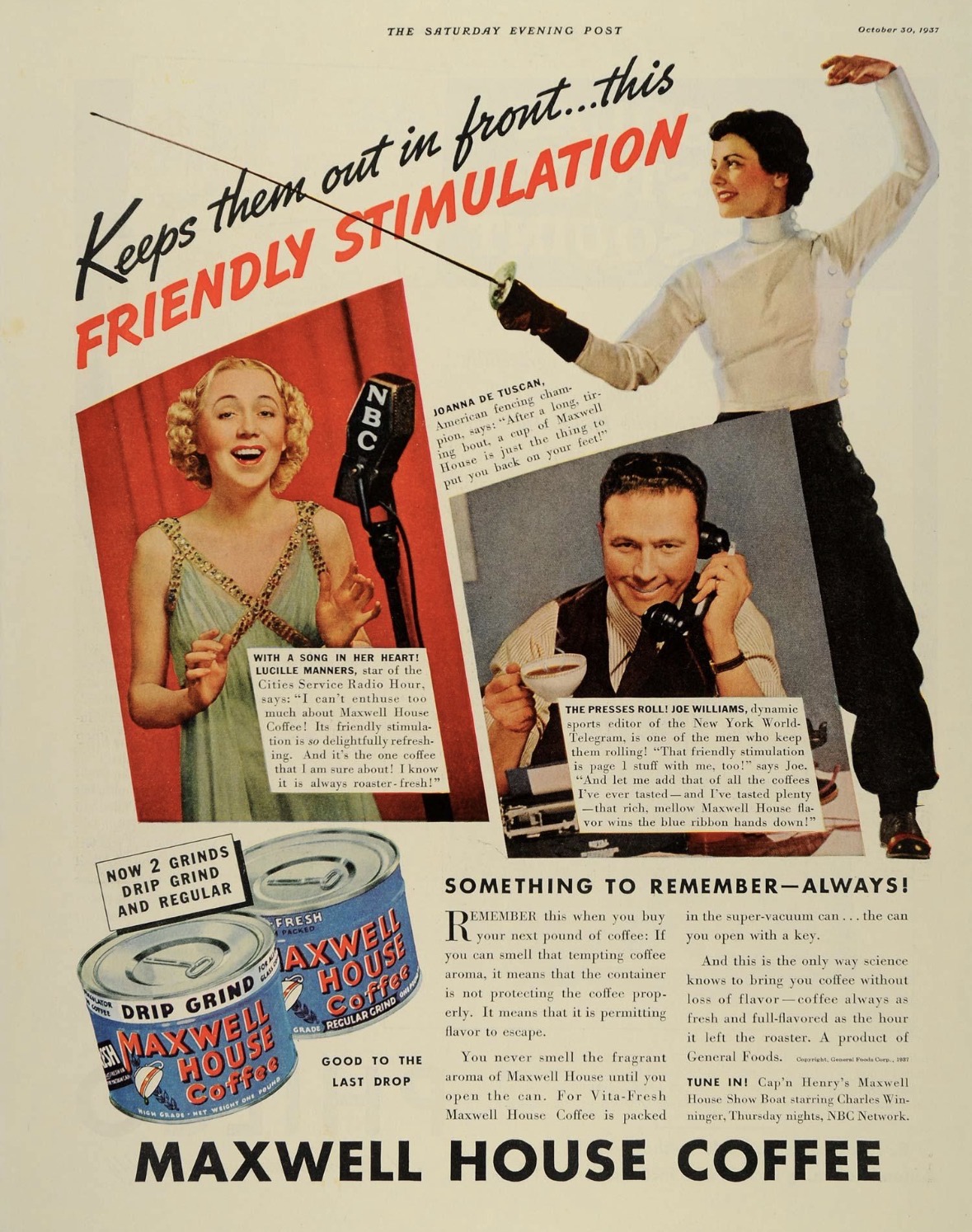 vintage coffee advertisement showing coffee break habit and behavioral conditioning vintage coffee advertisement showing coffee break habit and behavioral conditioning