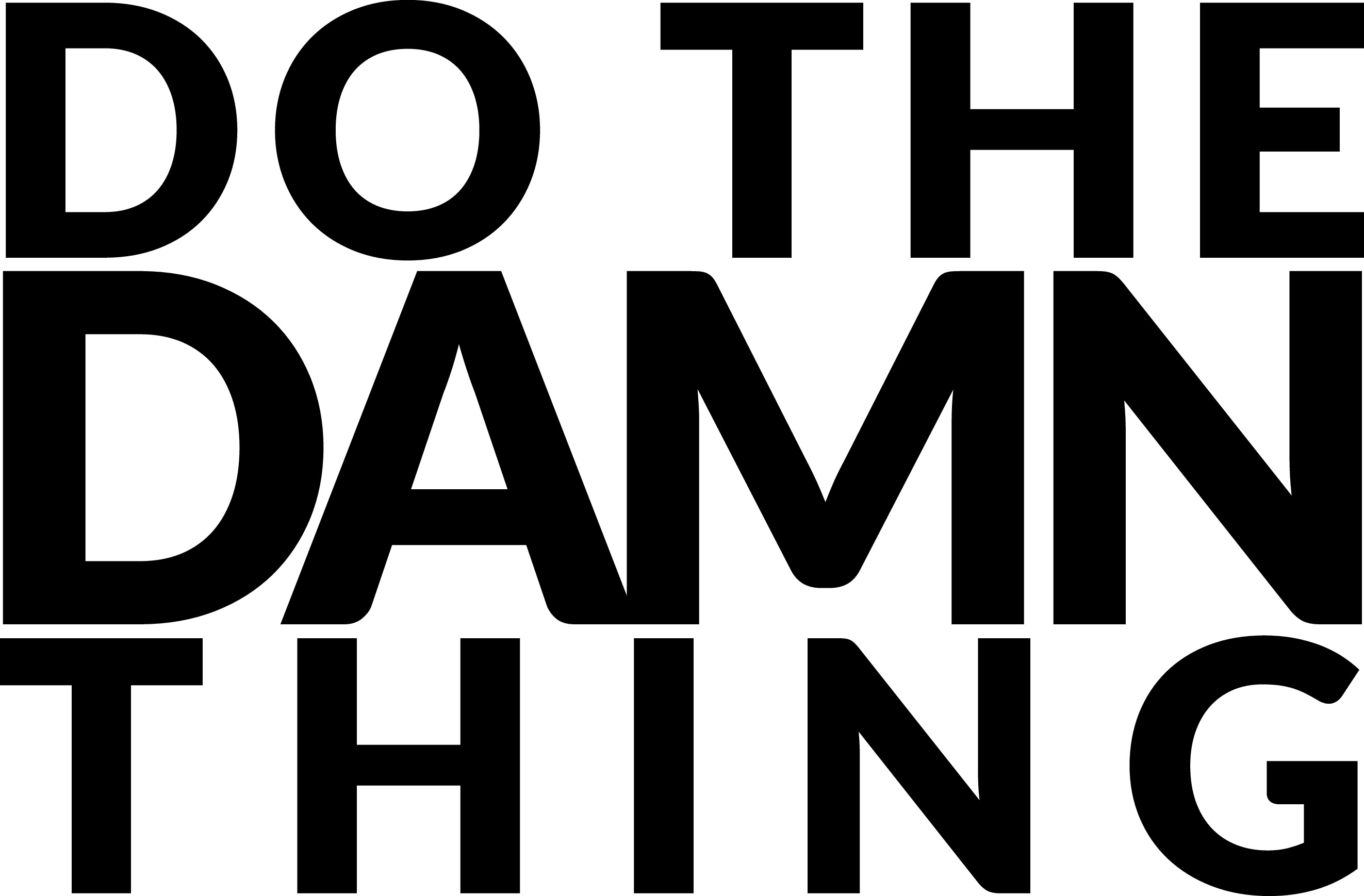 DO THE DAMN THING&reg;