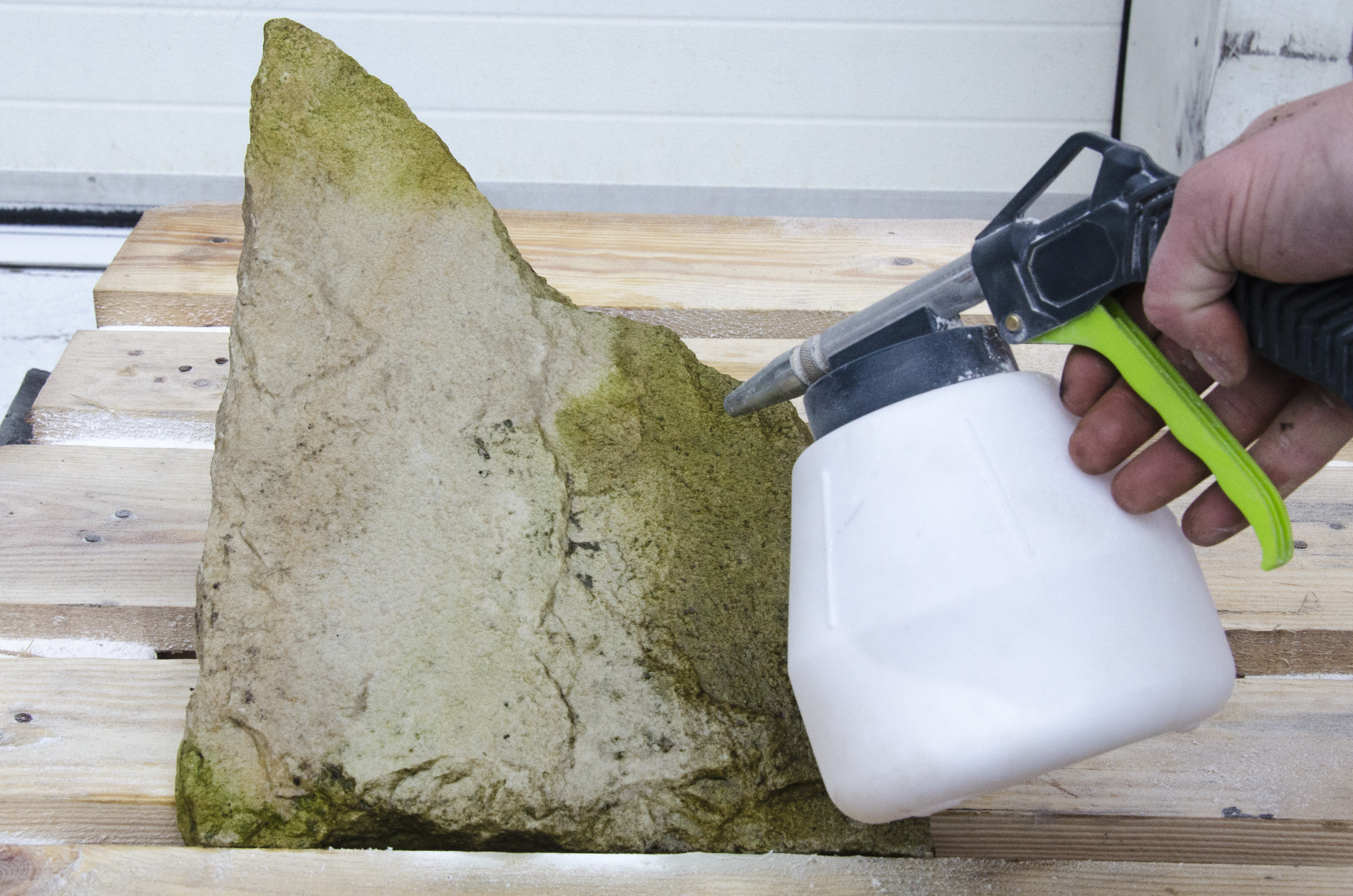 Nordblast soodapuhaltaja työssään