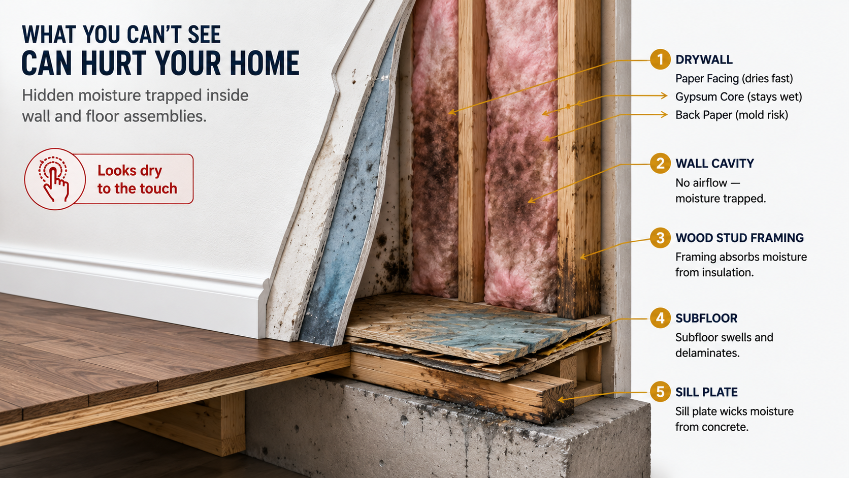 The Difference between drying your by yourself home after flood leak 