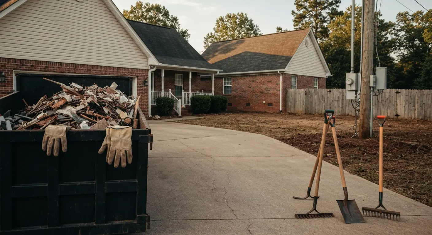 Debris hauling and removal service in Hickory North Carolina