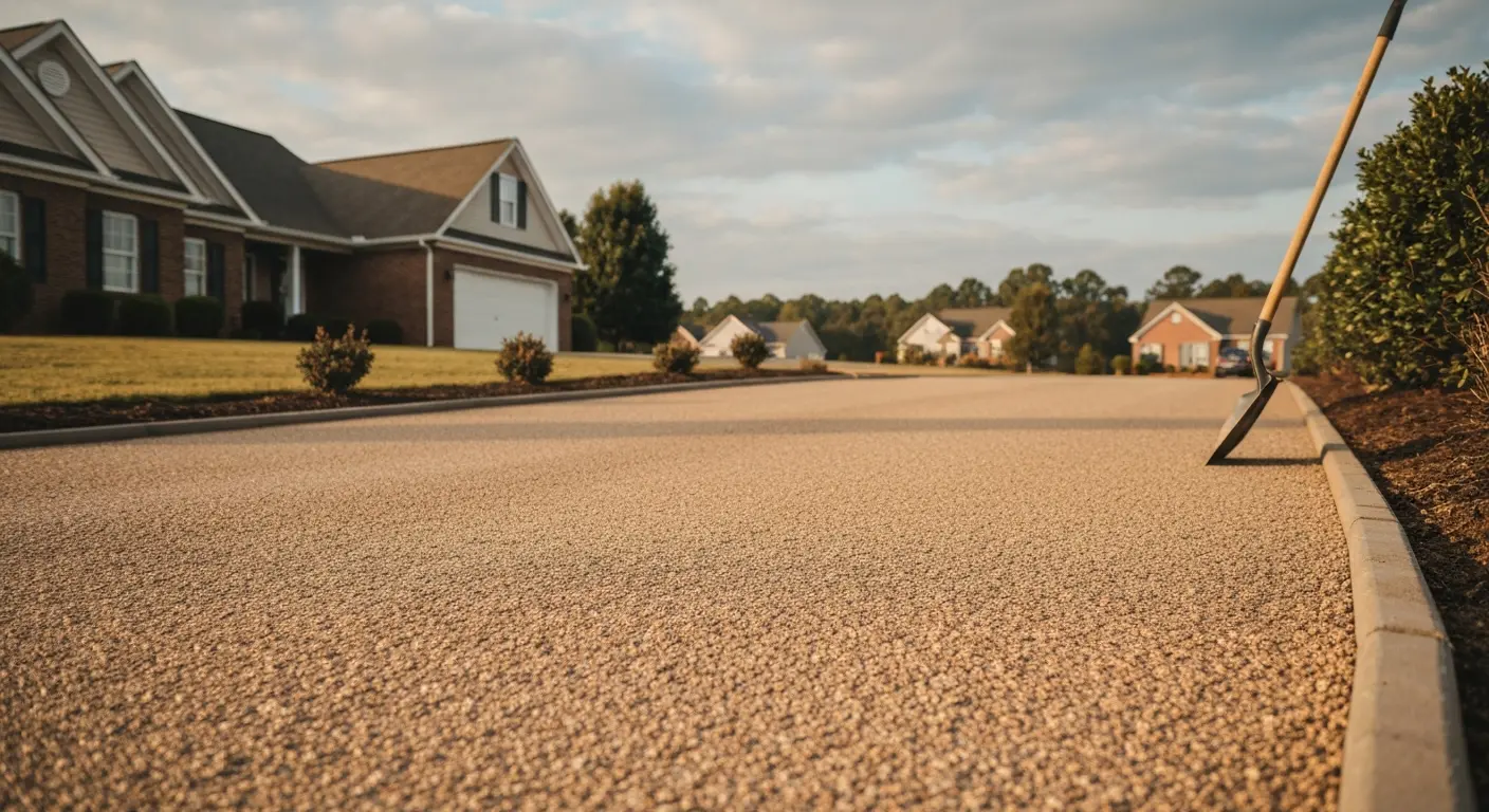 Driveway gravel delivery