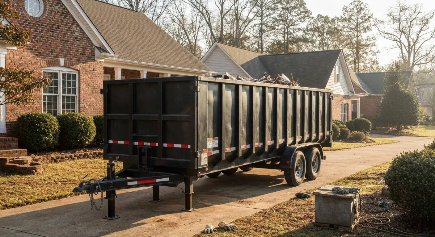 Dumpster trailer service