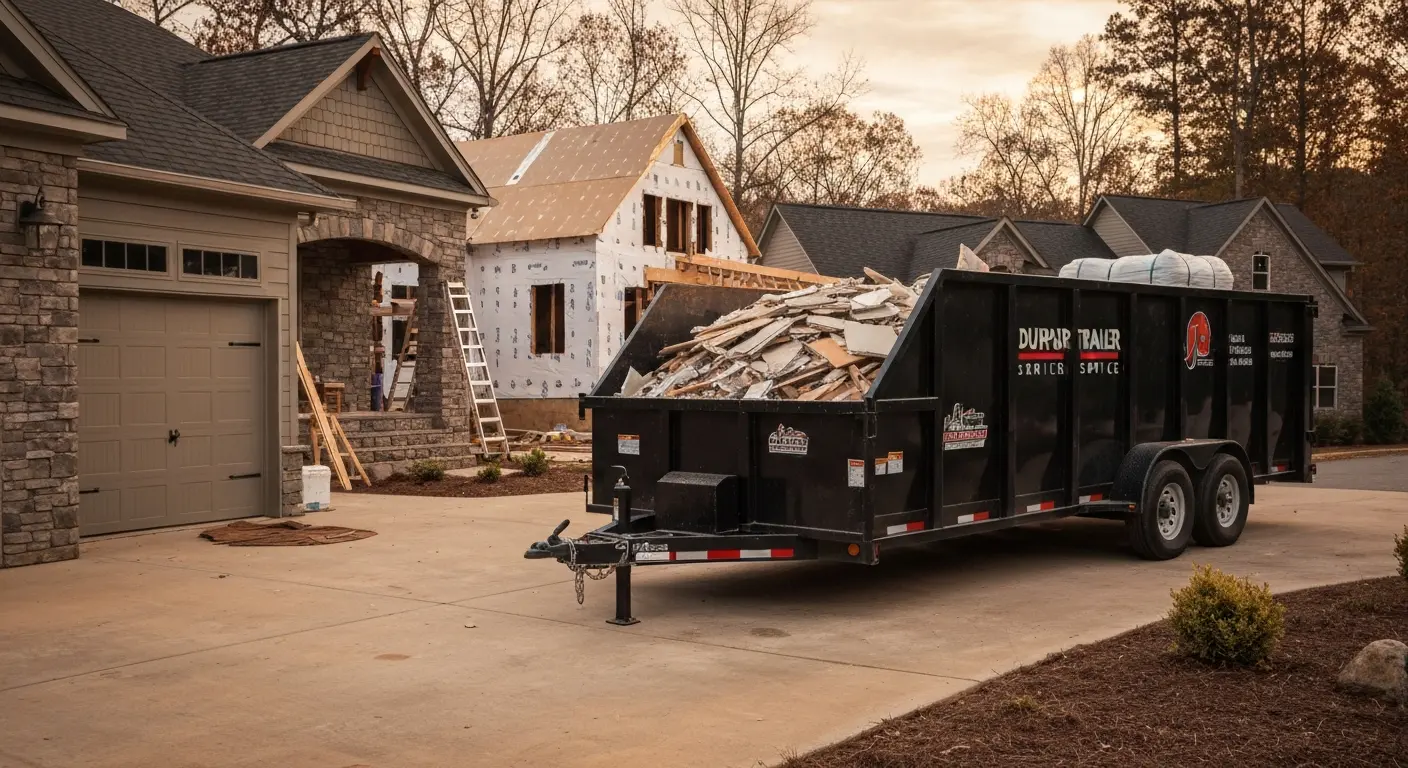 Dumpster trailer service
