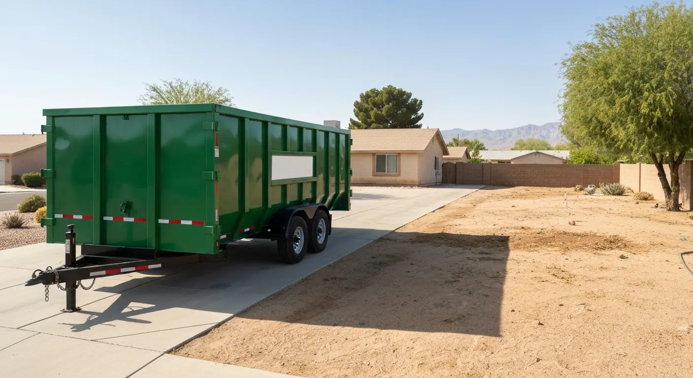 Dumpster trailer rental in Vale