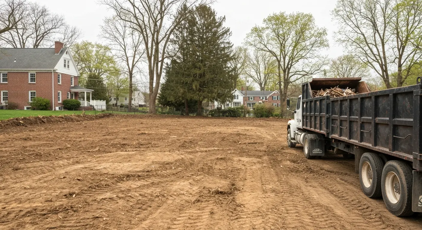 Debris hauling and removal service