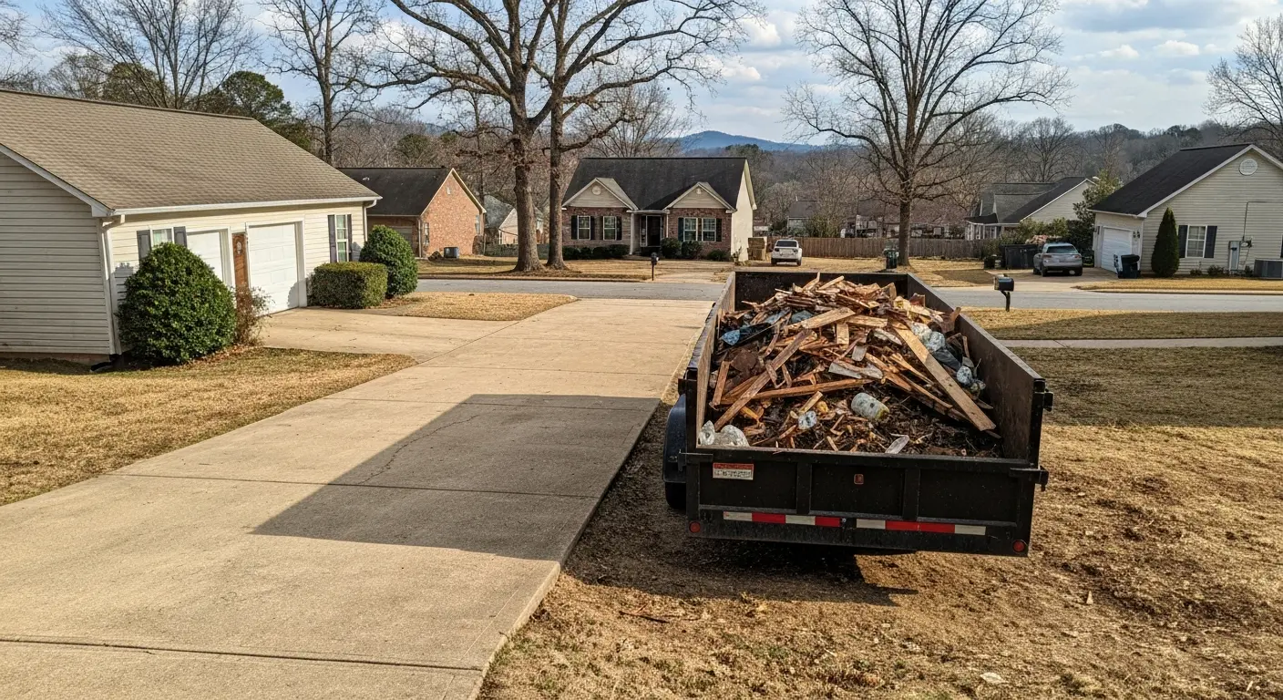 Dump trailer service
