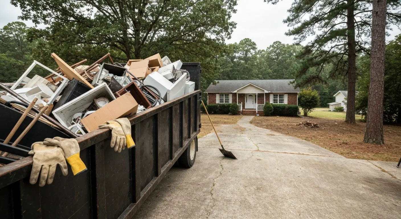 Bulk junk removal from residential property
