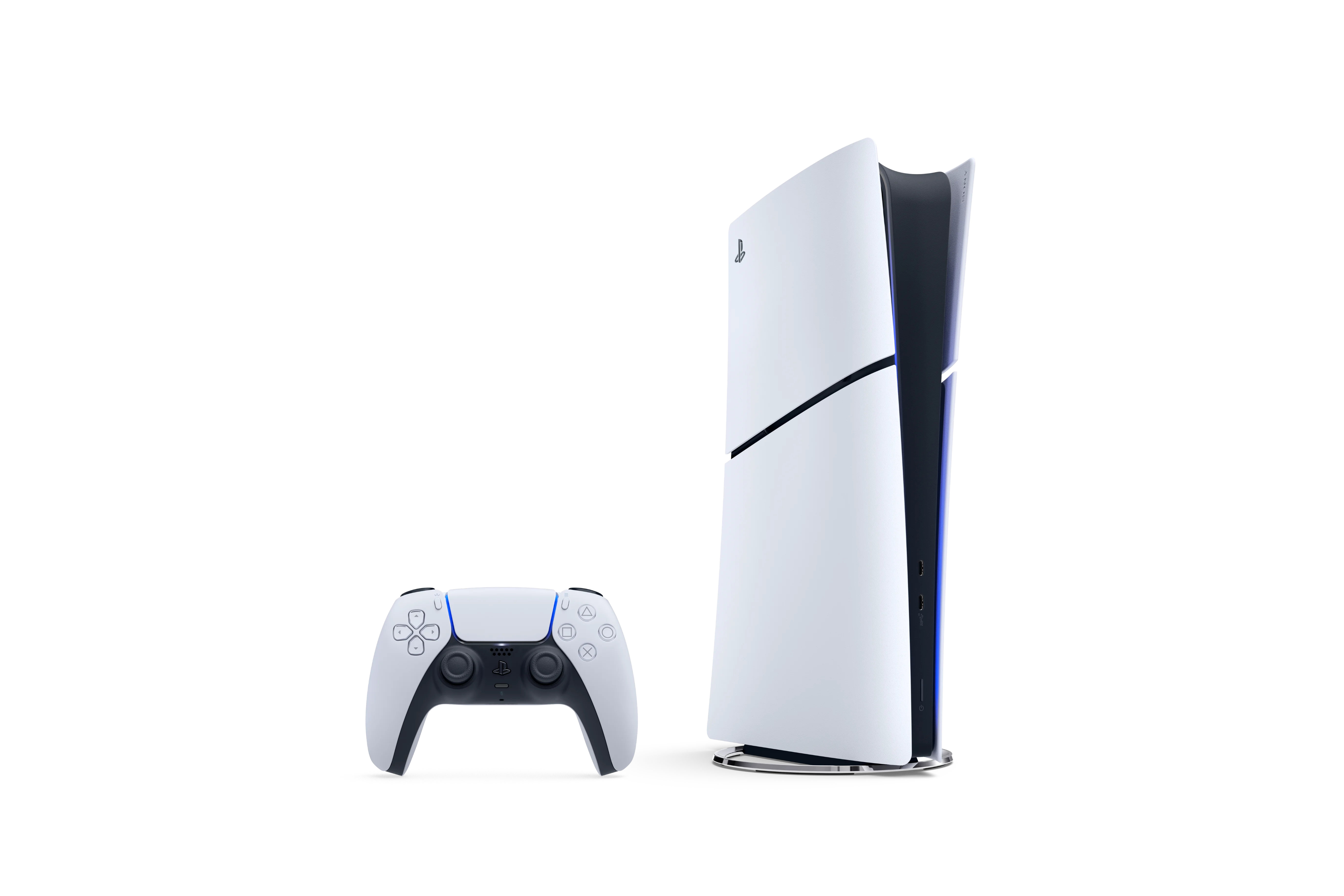 PlayStation 5 Slim Digital Edition med handkontroll