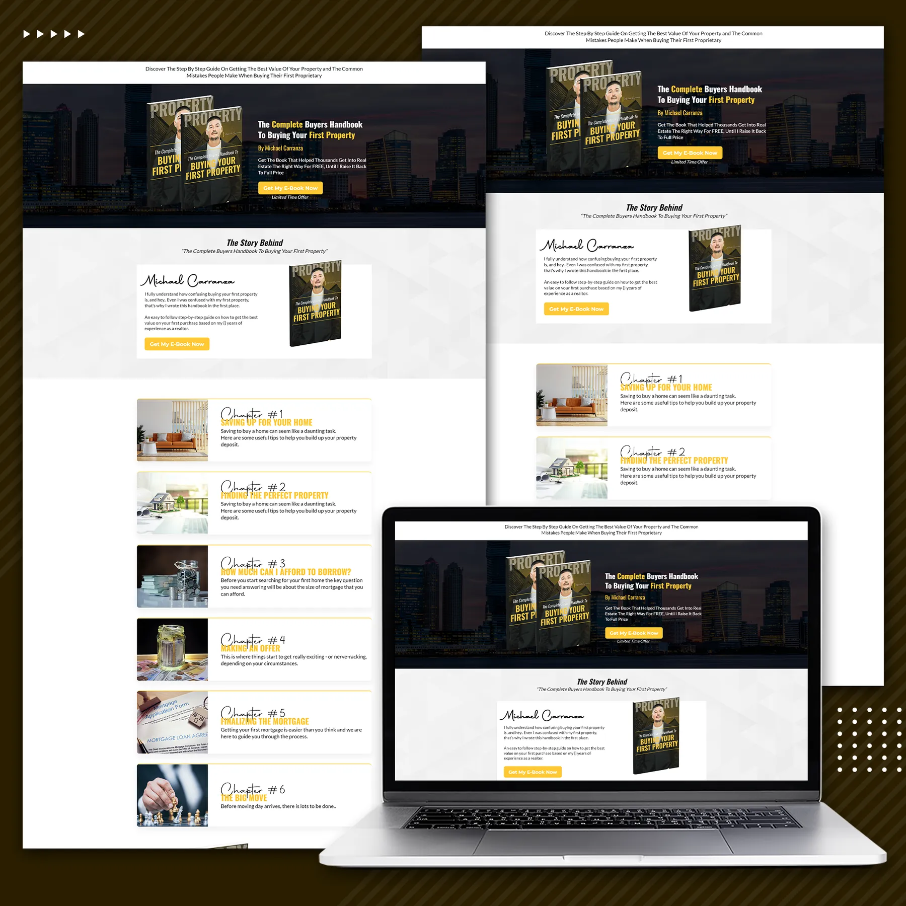 Property Buyer Guide funnel example