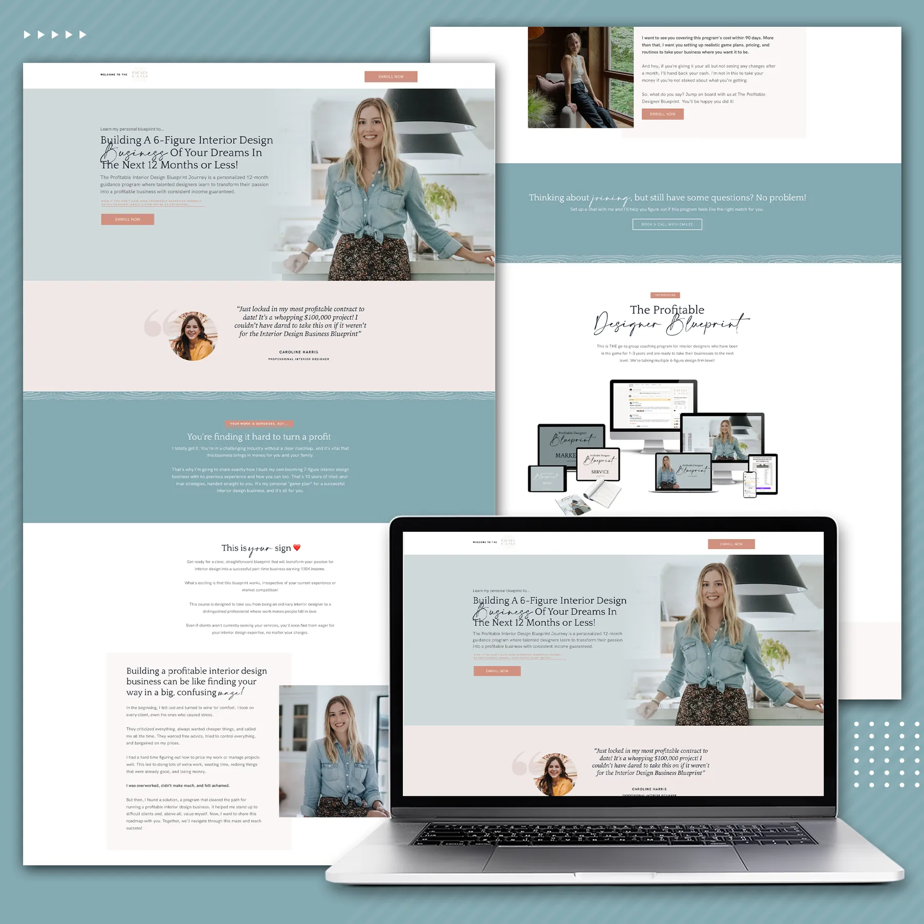 Designer Blueprint funnel example