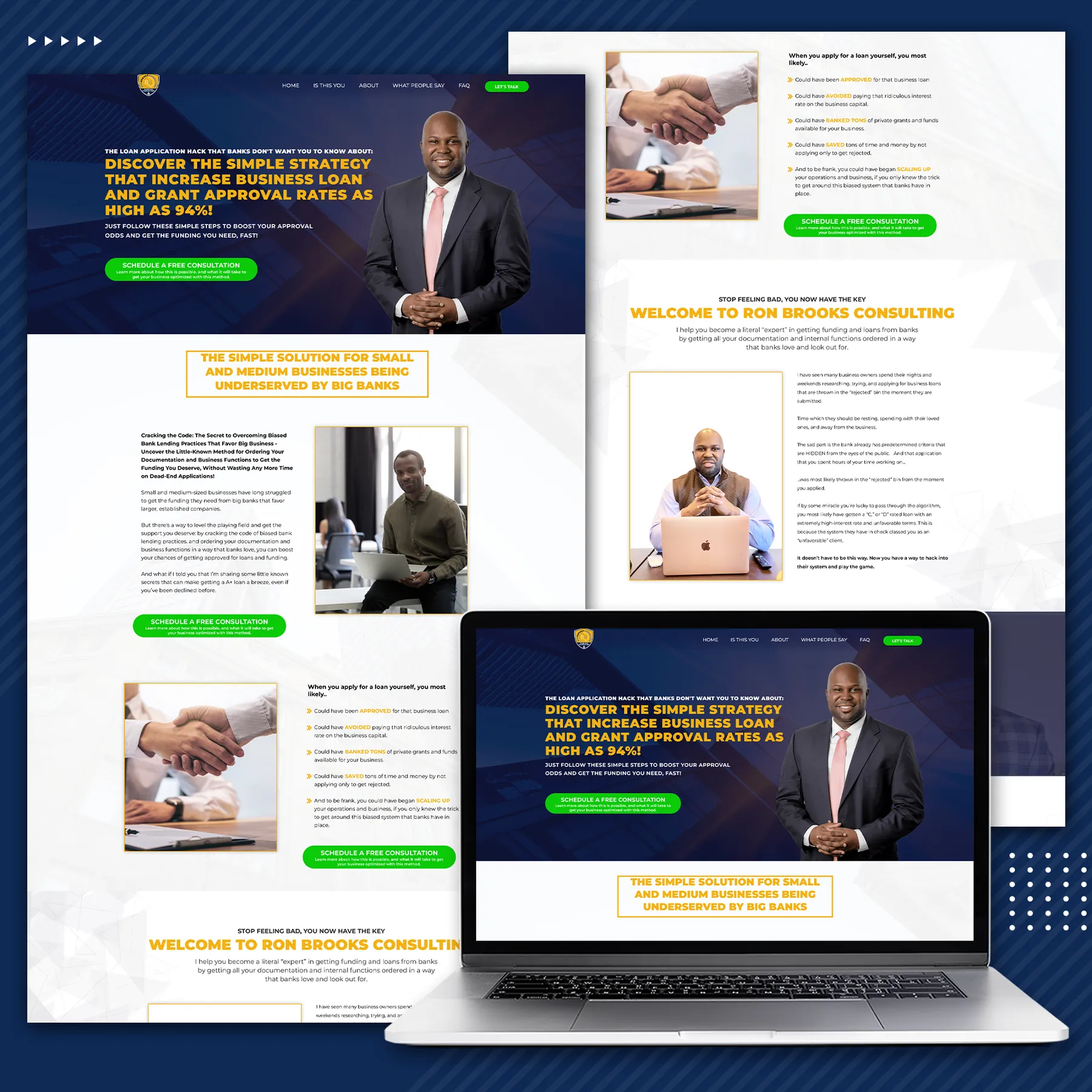 Ron Brooks Consulting funnel example