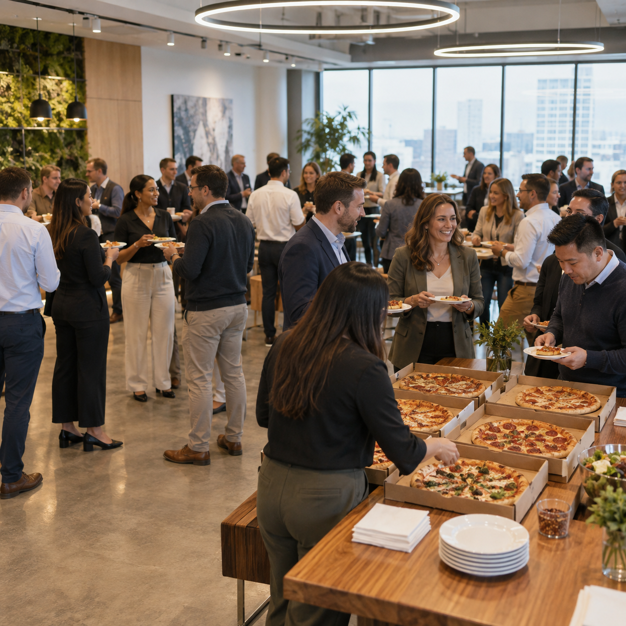 A smaller corporate gathering of up to 50 guests