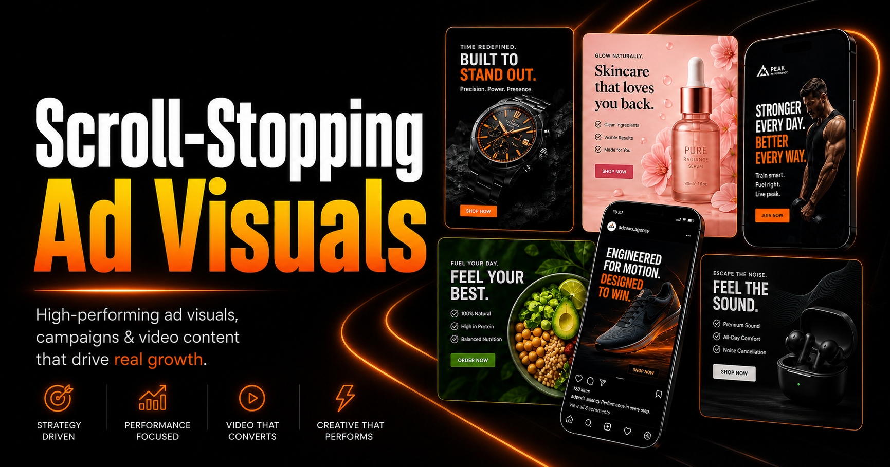 Topscroller Ad Example Scroll-Stopping Ad Visuals | Grow To Scale Creative