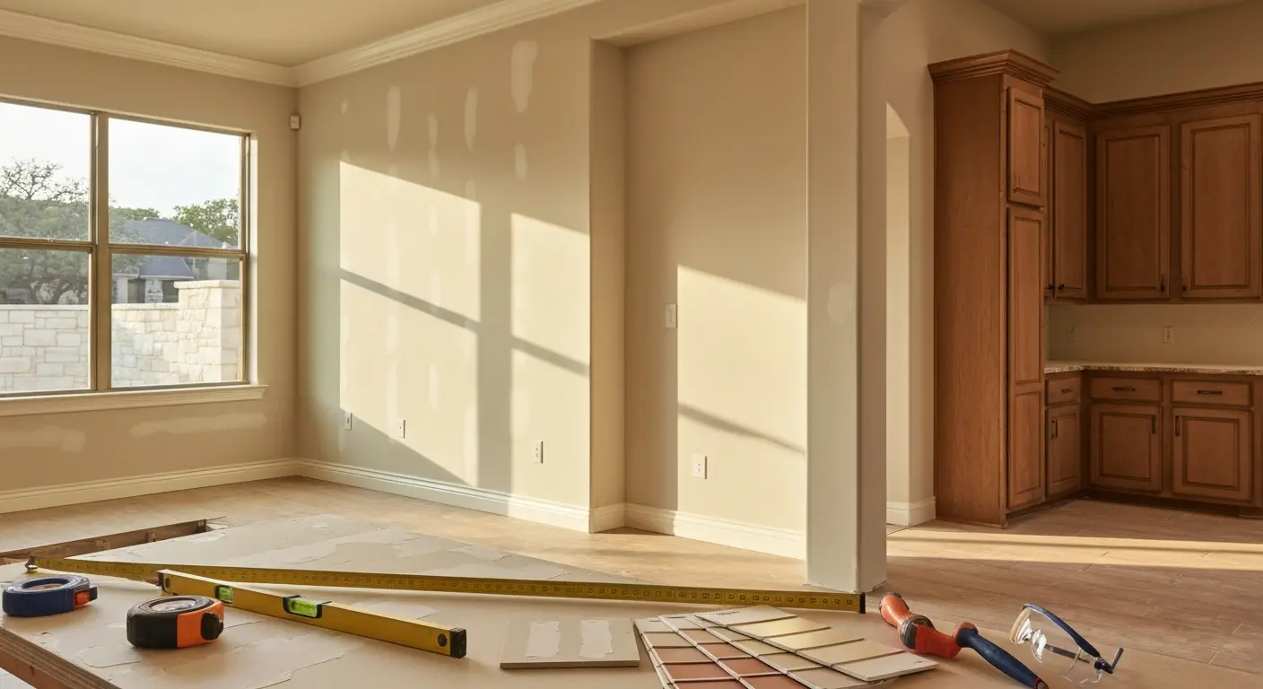 Fire damage interior reconstruction