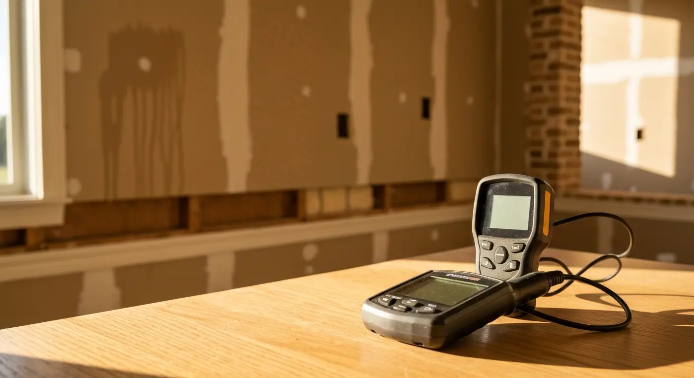 Water damage inspection in Killeen home