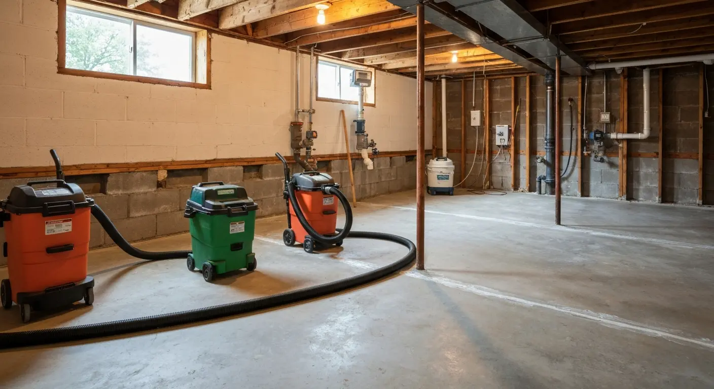 Sewage cleanup and sanitization