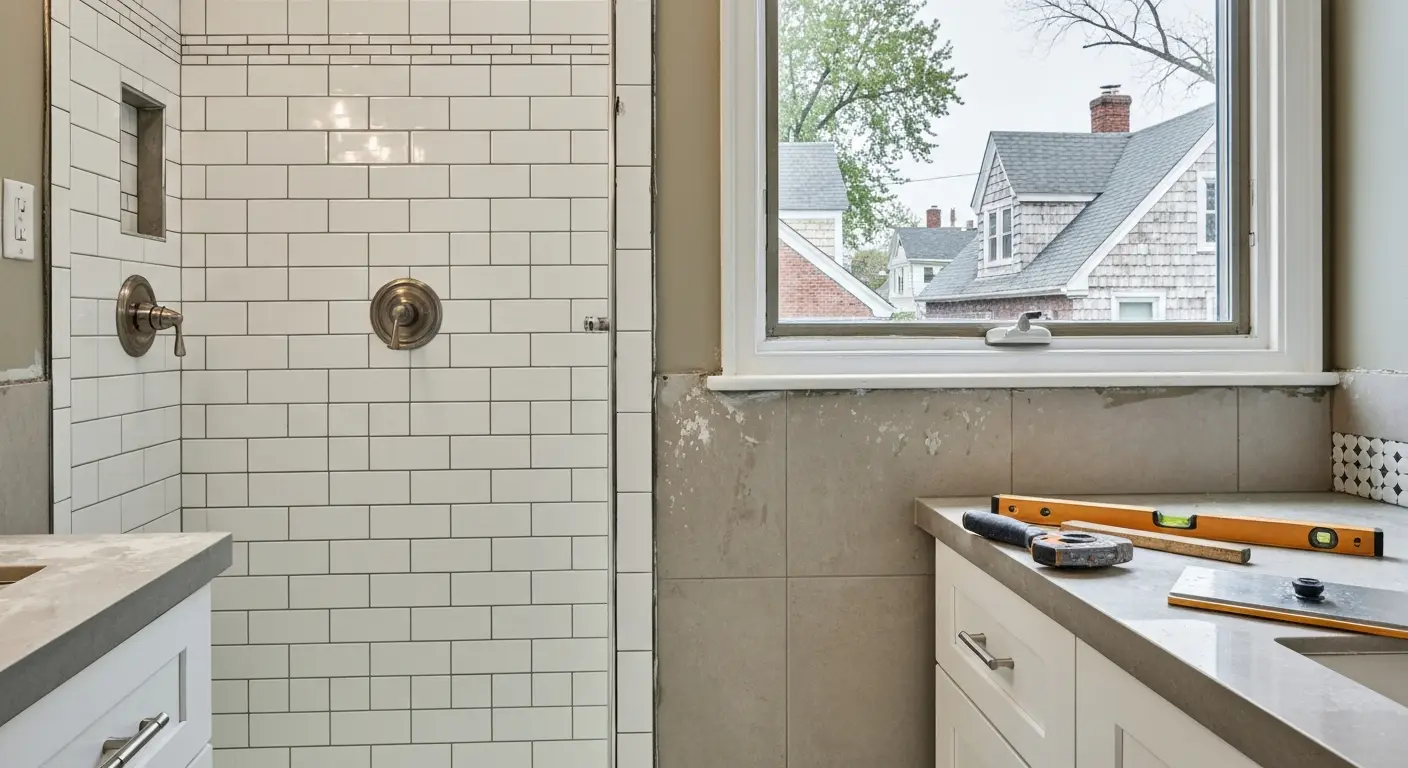 Bathroom remodeling project