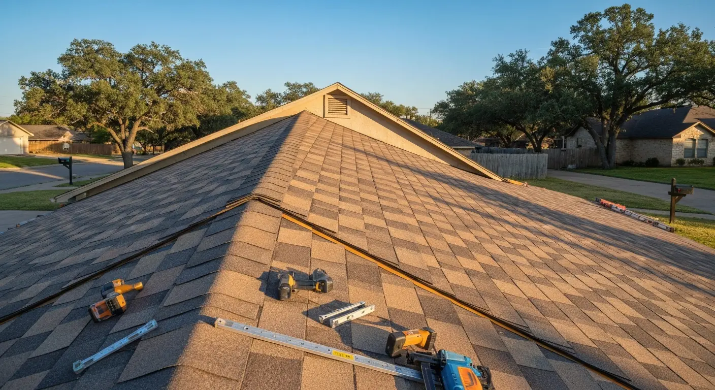 Complete roof replacement project