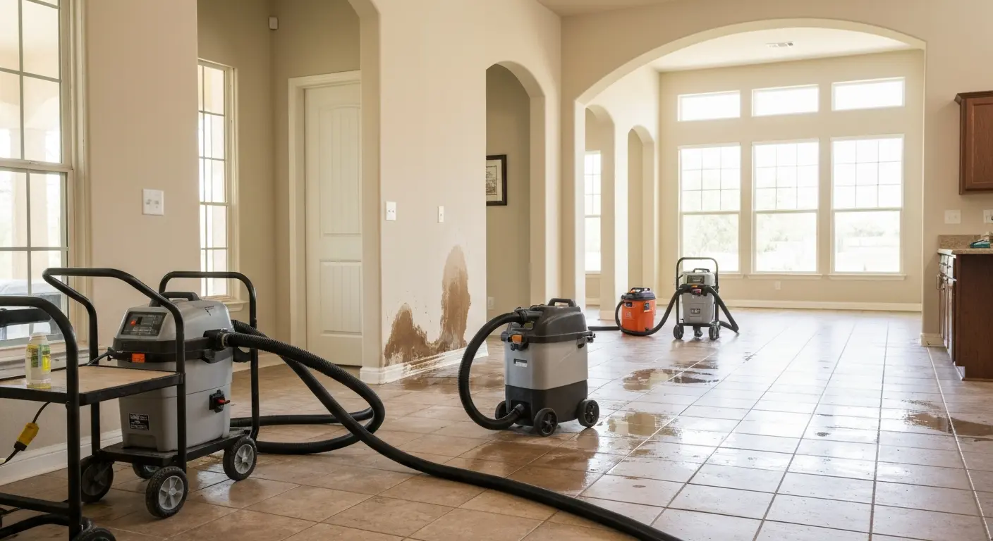 Appliance water damage restoration