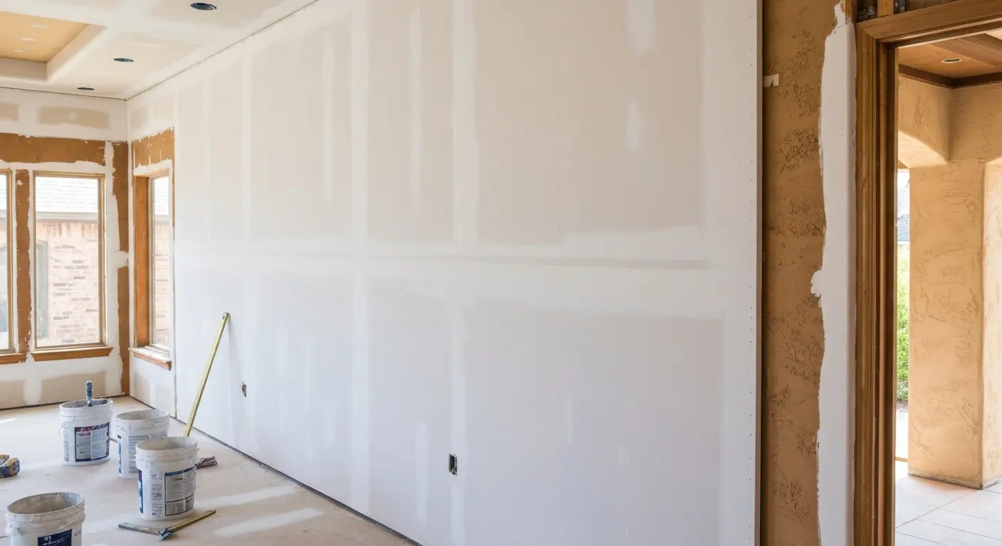 Drywall repair project