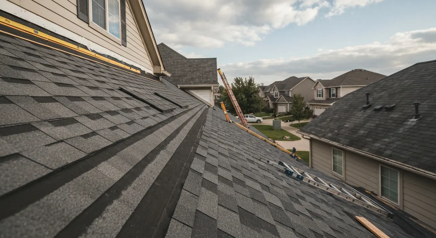 Hail damage repair project