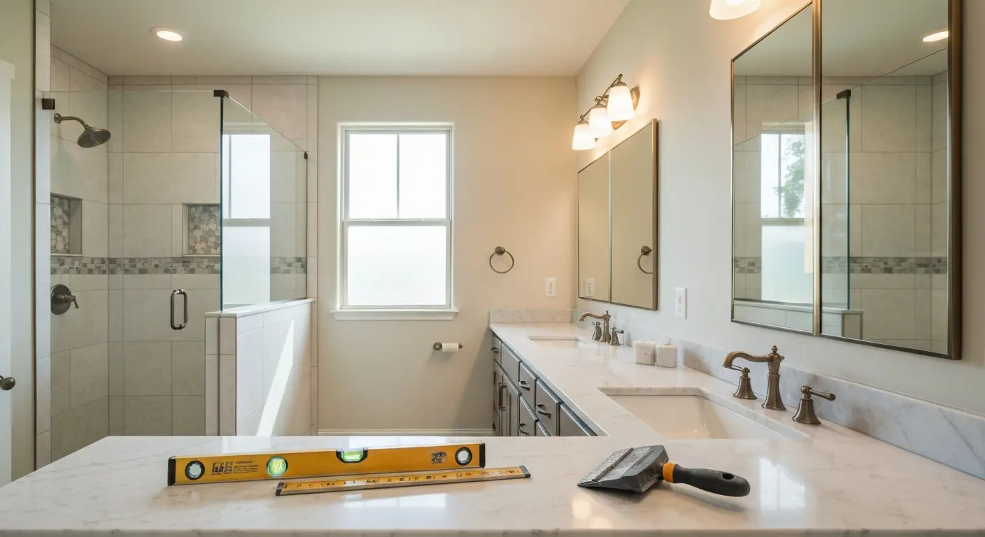 Master bathroom remodel